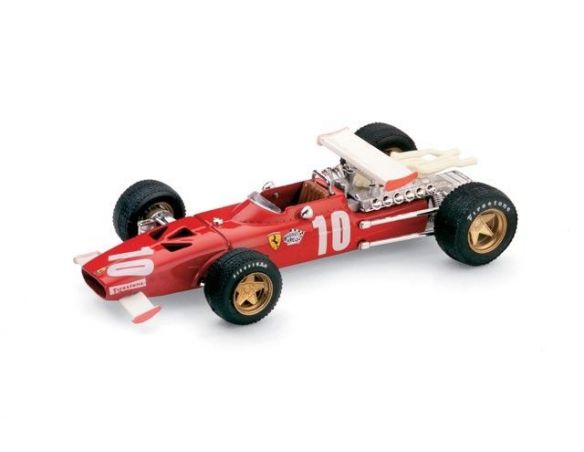 Brumm BM0256 FERRARI 312 F1 P.RODRIGUEZ 1969 N.10 6th ITALY GP  1:43 Modellino