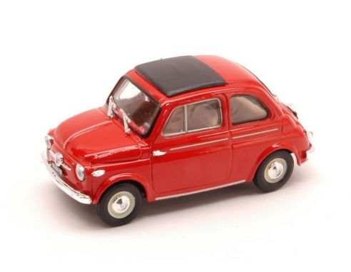 Brumm BM0365-01 FIAT NUOVA 500 TETTO APRIBILE CHIUSA 1959 ROSSO CORALLO 1:43 Modellino