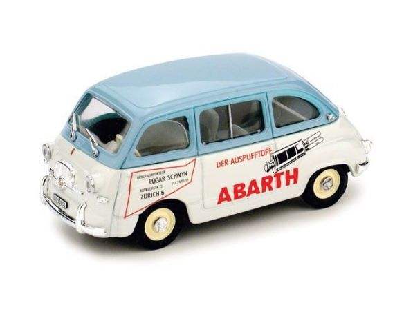 Brumm BM0383B FIAT 600 MULTIPLA PUBBLICITA' ABARTH 1:43 Modellino