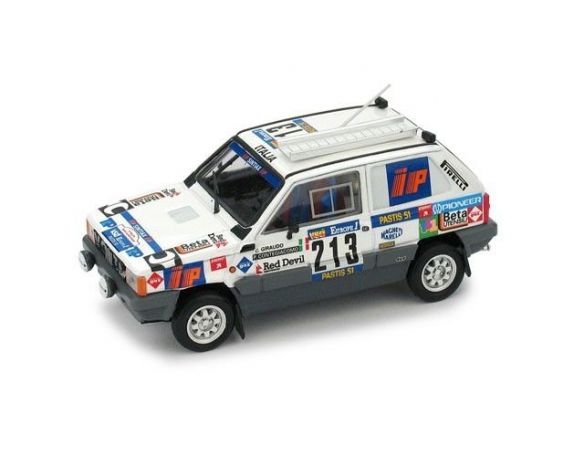 Brumm BM0442 FIAT PANDA 4x4 N.213 ABANDON P.DAKAR 1984 GIRAUDO-CONTEGIACOMO 1:43 Modellino
