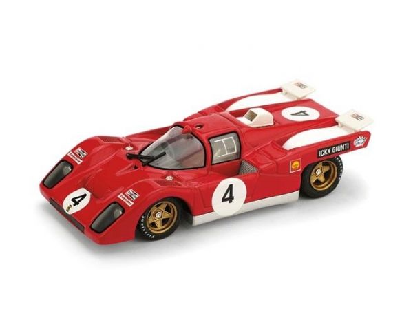 Brumm BM0517 FERRARI 512M N.4 WINNER 9h KYALAMY 1970 ICKX-GIUNTI 1:43 Modellino