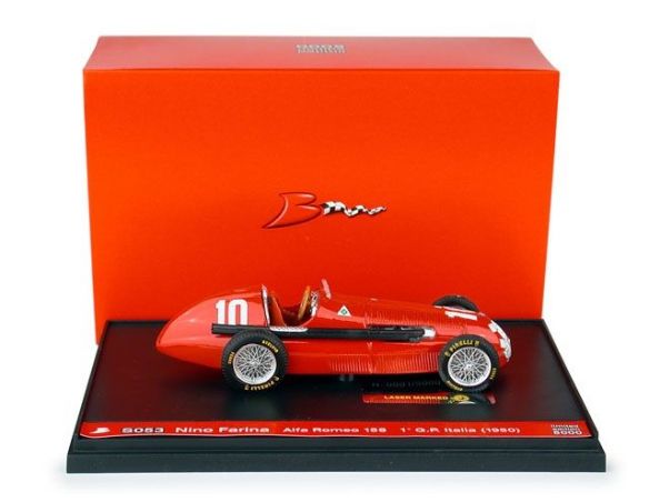 Brumm BMS053 ALFA ROMEO 158 N.FARINA 1950 N.10 WINNER ITALY GP 1:43 Modellino