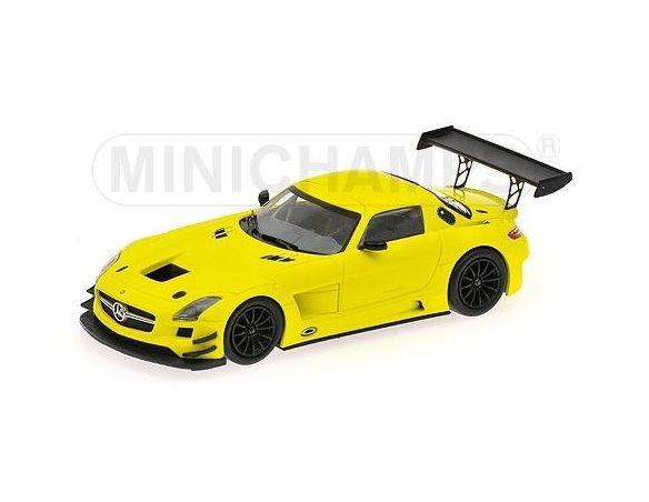 Minichamps PM410113201 MERCEDES SLS AMG GT3 STREET 2011 YELLOW 1:43 Modellino