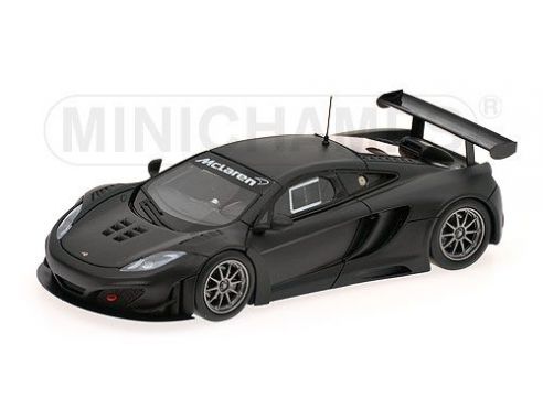Minichamps 437121398 McLAREN MP4-12C GT3 STREET 2012 MATT BLACK AUTO STRADALI SCALA 1/43