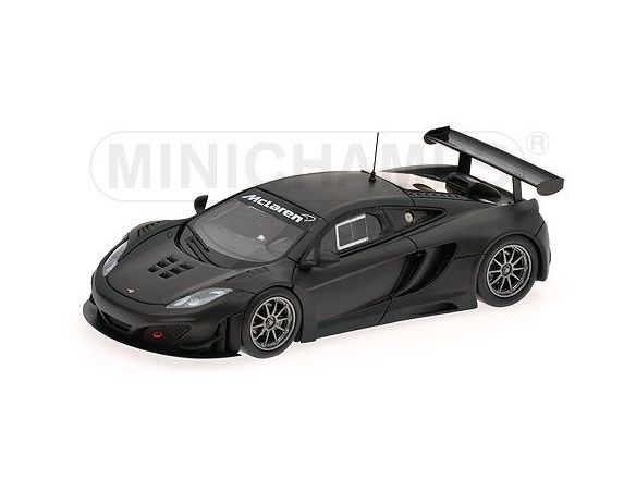 Minichamps 437121398 McLAREN MP4-12C GT3 STREET 2012 MATT BLACK AUTO STRADALI SCALA 1/43