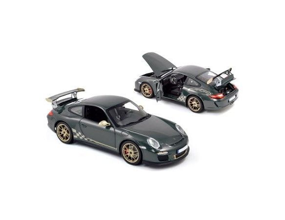 Norev NV187569 PORSCHE 911 GT3 RS 2010 DARK GREY/GOLD STRIPPING 1:18 Modellino