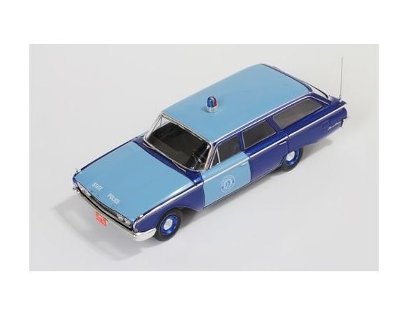 PremiumX PRD252 FORD RANCH WAGON MASSACHUSSETTS STATE POLICE 1960 1:43 Modellino