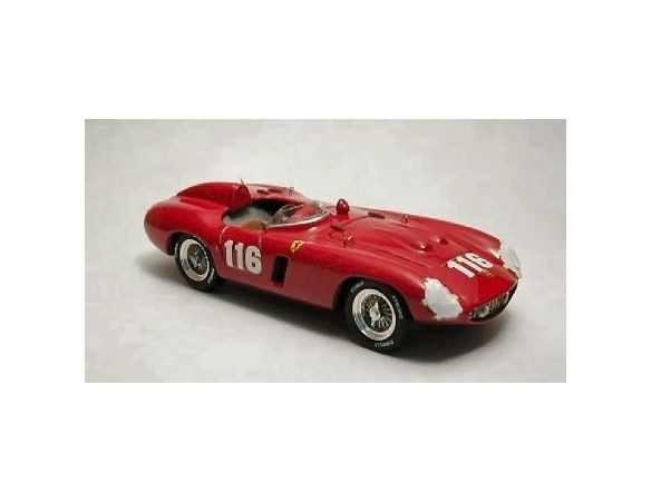 Art Model AM0160 FERRARI 857 MONZA N.116 3rd TARGA FLORIO 1955 CASTELLOTTI-MANZON 1:43 Modellino