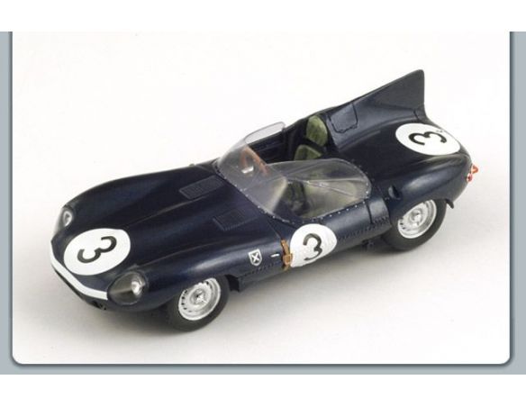 Spark Model S43LM57 JAGUAR D N.3 WINNER LM 1957 BUEB-FLOCKHART 1:43 Modellino