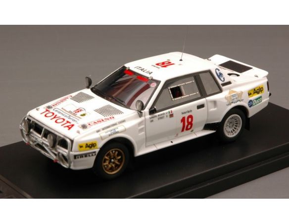 Hpi Racing HPI8939 TOYOTA CELICA TWIN CAM N.18 RETIRED SAFARI 1984 MUNARI-STREET 1:43 Auto Rally