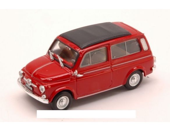 Brumm BM0425-02 FIAT 500 GIARDINIERA 1960 CHIUSA ROSSO 1:43 Modellino