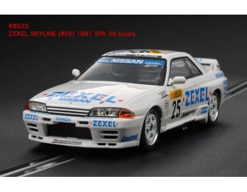 Hpi Racing HPI8533 NISSAN SKYLINE ZEXEL N.25 24 H SPA 1991 SLOT 1:32 Modellino