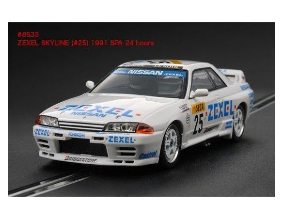 Hpi Racing HPI8533 NISSAN SKYLINE ZEXEL N.25 24 H SPA 1991 SLOT 1:32 Modellino