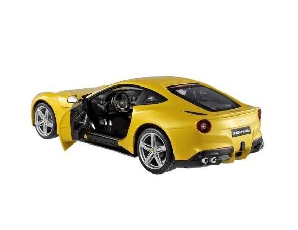 Hot Wheels HWX5475 FERRARI F12 BERLINETTA 2012 PEARL YELLOW 1:18 Auto Stradali