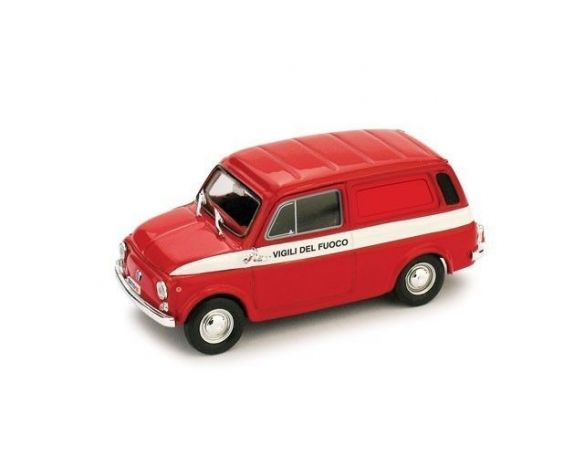 Brumm BM0428 AUTOBIANCHI FURGONE 500 VIGILI DEL FUOCO 1:43 Modellino
