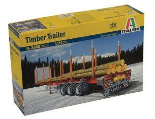 Italeri IT3868 TIMBER TRAILER KIT 1:24 Modellino