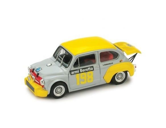 Brumm BM0429 FIAT ABARTH 1000 N.198 BOLZANO-MENDOLA 1972 R.AMINGHINI 1:43 Modellino