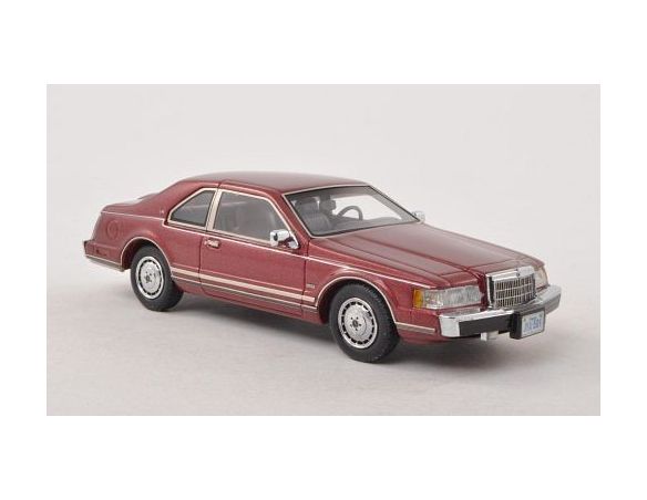Neo Scale Models NEO45501 LINCOLN CONTINENTAL MARK VII LSC MET.DARK RED 1:43 Modellino