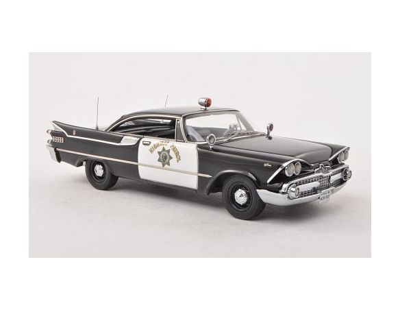 Neo Scale Models NEO49500 DODGE CUSTOMS ROYAL LANCER 2-DOOR HARDTOP COUPE' POLICE (USA) 1:43 Modellino