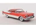 Neo Scale Models NEO49501 DODGE CUSTOMS ROYAL LANCER 2-DOOR HARDTOP COUPE' RED/WHITE 1:43 Modellino