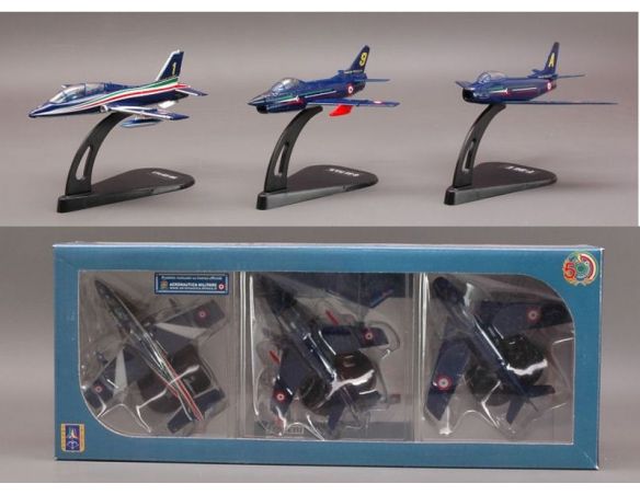 Italeri IT79706 MB-339/G91/F86 FRECCE TRICOLORI 1:100 Modellino