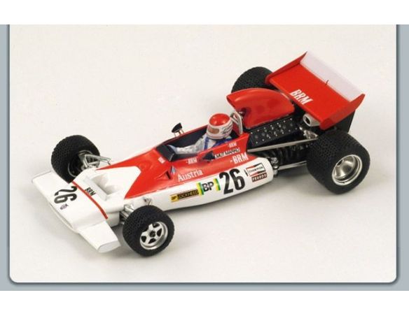 Spark Model S1154 BRM H.MARKO 1972 N.26 8th MONACO GP 1:43 Modellino