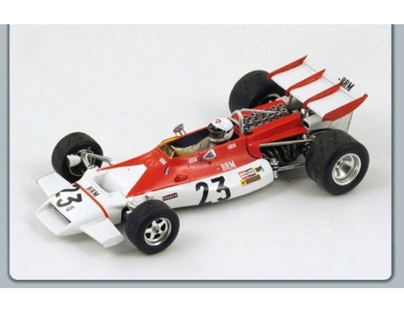 Spark Model S1854 BRM P160B H.GANLEY 1972 N.23 FRENCH GP 1:43 Modellino
