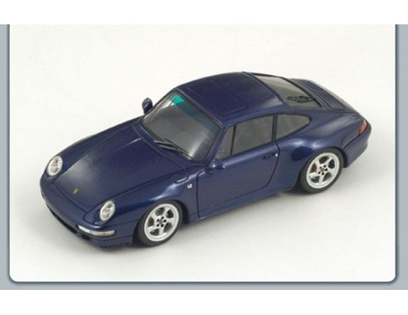Spark Model S2092 PORSCHE 993 CARRERA 4S 1995 BLUE 1:43 Auto Stradali
