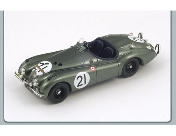 Spark Model S2118 JAGUAR XK 120 N.21 11th LM 1951 LAWRIE-WALLER 1:43 Modellino