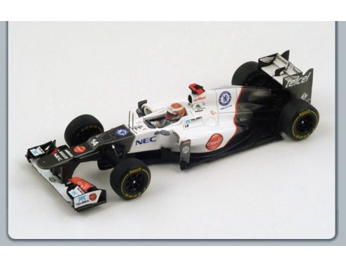 Spark Model S3032 SAUBER-FERRARI K.KOBAYASHI 2012 N.14 RETIRED (ACCIDENT) MONACO GP 1:43 Modellino