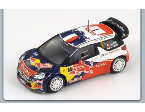 Spark Model S3326 CITROEN DS3 N.1 WINNER M.CARLO 2012 LOEB-ELENA 1:43 Modellino