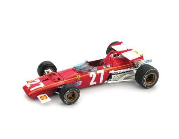 Brumm BM0444 FERRARI 312 B J.ICKX 1970 N.27 8th BELGIUM GP 1:43 Modellino