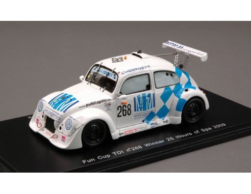 Spark Model S0834 VW FUN CUP N.268 WINNER SPA 2009 1:43 Modellino