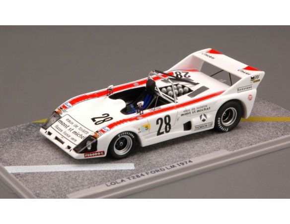 Bizzare BZ147 LOLA T284 FORD N.28 36th LM 1974 SCHULTHESS-LATESTE 1:43 Modellino