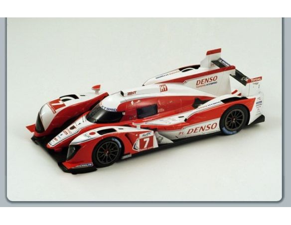 Spark Model S18084 TOYOTA TS030 HYBRID PRESENTATION SPA 2012 WURZ-LAPIERRE-NAKAJIMA 1:18 Auto Competizione
