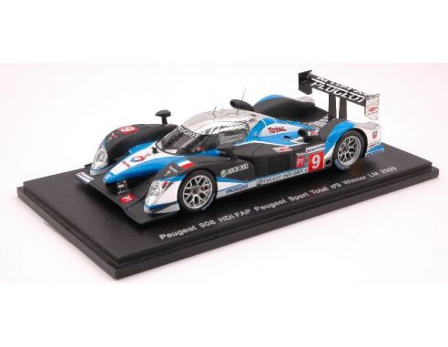 Spark Model S43LM09 PEUGEOT 908 N.9 WINNER LM 2009 BRABHAM-GENE'-WURZ 1:43 Modellino