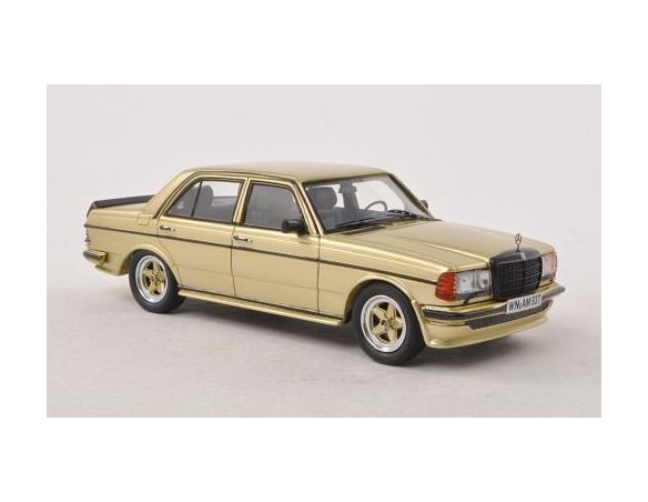 Neo Scale Models NEO45537 MERCEDES 280 E (W123) AMG 1980 GOLD 1:43 Modellino
