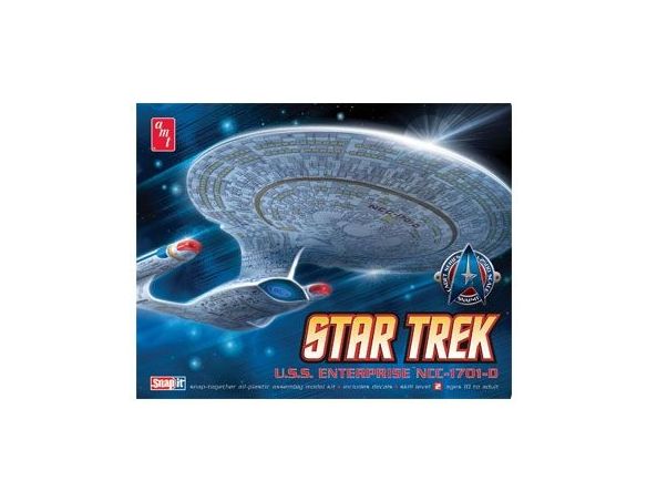 AMT AMTS662 STAR TREK U.S.S. ENTERPRISE NCC-1701-D (cm 25,4) KIT 1:2500 Kit Movie