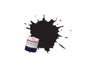 Humbrol HB0021 BLACK GLOSS Pz.6 Modellino