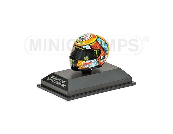 Minichamps 398110056 CASCO AGV VALENTINO ROSSI MOTOGP QATAR 2011 1/8 VALENTINO ROSSI COLLECTION