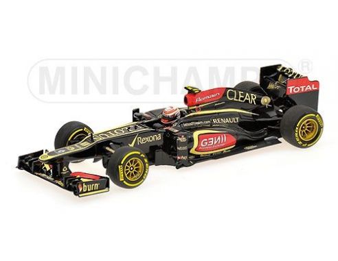 MINICHAMPS 410130008 LOTUS F1 E21 R. GROSJEAN 2013 Modellino