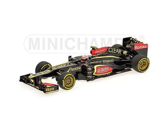 MINICHAMPS 410130008 LOTUS F1 E21 R. GROSJEAN 2013 Modellino