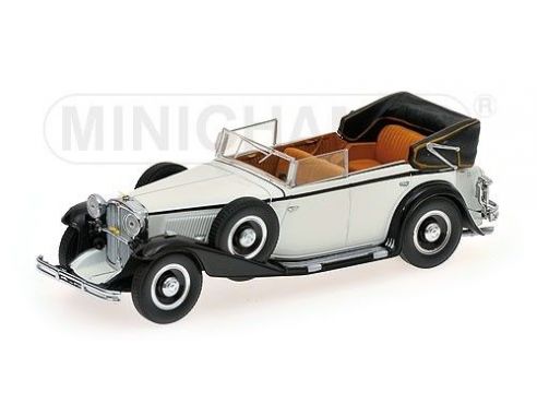Minichamps PM436039407 MAYBACH ZEPPELIN 1932 WHITE & BLACK 1:43 Modellino