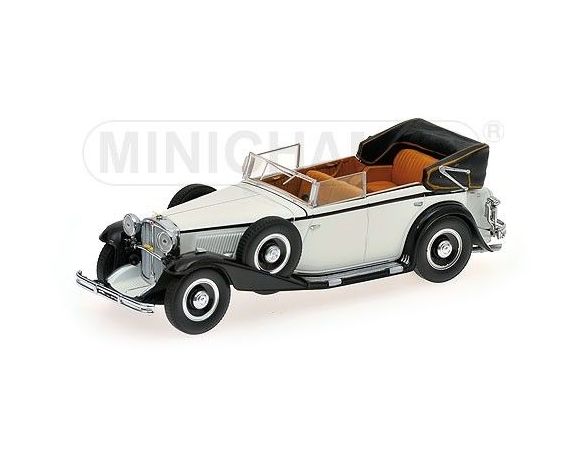 Minichamps PM436039407 MAYBACH ZEPPELIN 1932 WHITE & BLACK 1:43 Modellino