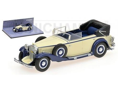 Minichamps PM436039408 MAYBACH ZEPPELIN 1932 WHITE & BLUE 1:43 Modellino