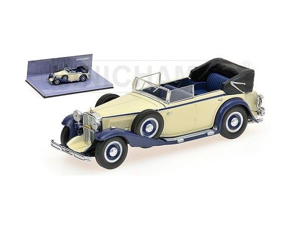 Minichamps PM436039408 MAYBACH ZEPPELIN 1932 WHITE & BLUE 1:43 Modellino