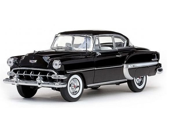 SunStar SS1707 CHEVROLET BEL AIR HARD TOP COUPE' 1954 BLACK 1:18 Modellino