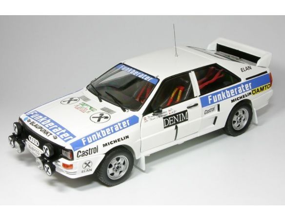 SunStar SS4226 AUDI QUATTRO A2 N.1 WINNER GENNAIO RALLY 1984 WITTMANN-NESTINGER 1:18 Modellino