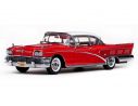 SunStar SS4803 BUICK LIMITED RIVIERA COUPE' 1958 RED/WHITE 1:18 Auto Stradali