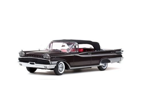 SunStar SS5166 MERCURY PACKLANE CABRIO 1959 BLACK METALLIC 1:18 Modellino